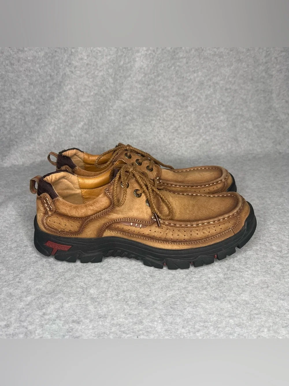 Madixa Mens EU 45 US 11 Mostelo Laces Transition Boots Supportive Soles Brown
